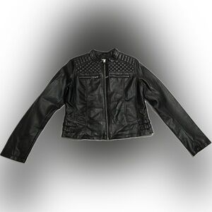 Women’s faux Leather Jacket Size Medium